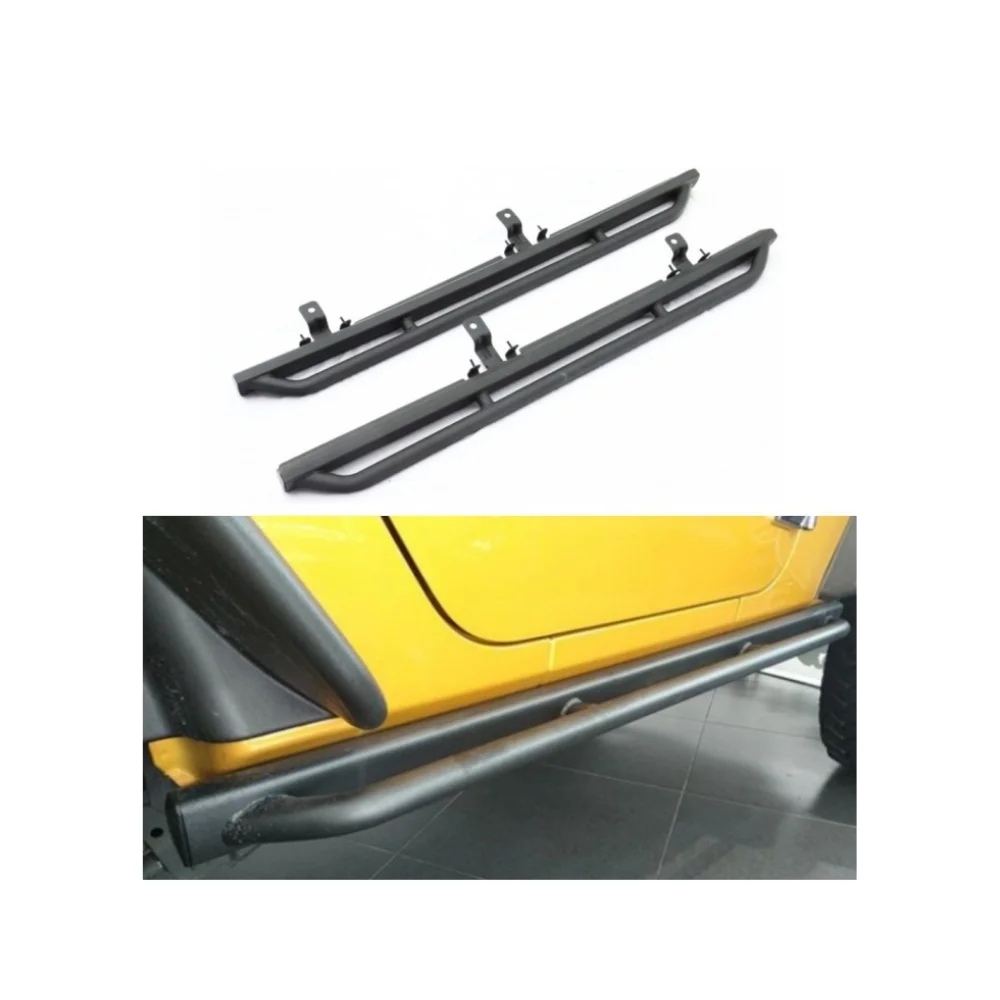 

Black Steel 2 Door 10th Anniversary Design Side Step Running Board For Jeep Wrangler JK 2007-2017 J353-2