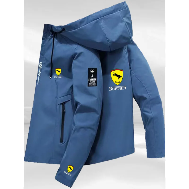 Trendy Four-Season Printed Jacket Fashionable Versatile Windproof Waterproof Suitable for Daily Use Durable Wear-resistant
