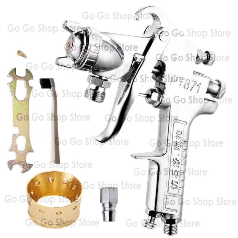 

PT871 Sand Texture Spray Gun - 5.0 Large Nozzle for Stone Paint, Ideal for Water-Based Multicolor Coating