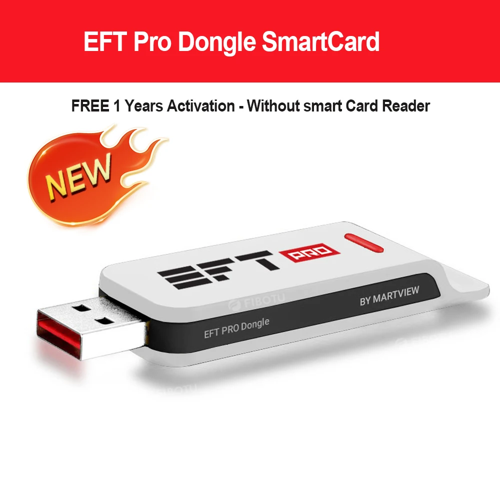 EFT Pro Dongle Smart-Card - FREE 1 Years Activation - Without smart card Reader