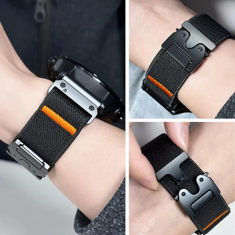 Nylon Parachute Strap For Google Pixel Watch 3 45mm 41mm accessories Sport Elastic bracelet correa for Google Pixel Watch 2 Band