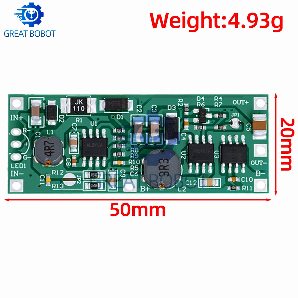 Charging Step Up Booster Module Dc 5v-12v To 9v/12v For 18650 Lithium Battery Ups Voltage Protection Converter Charge Discharge image 3