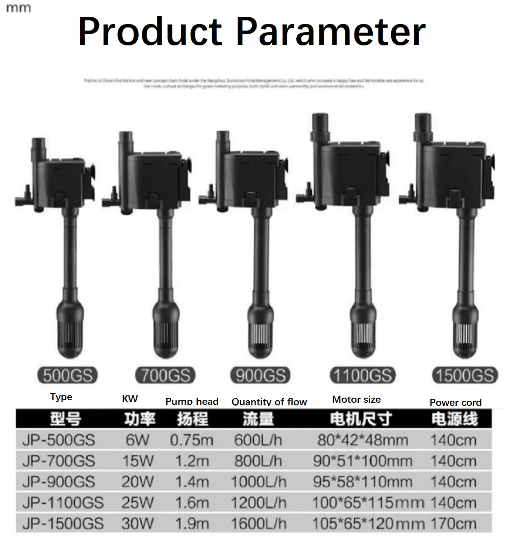 3-in-one submersible pump for aquarium, silent oxygen pump, upper filter, circulating water pump