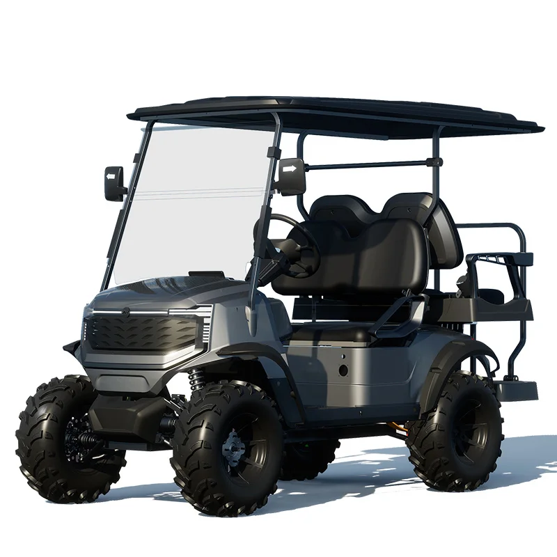 

China 48V Electric UTV 4x4 Golf Carts 4-Seater Street Legal Passenger Convertible Vehicle Electric Golf Car