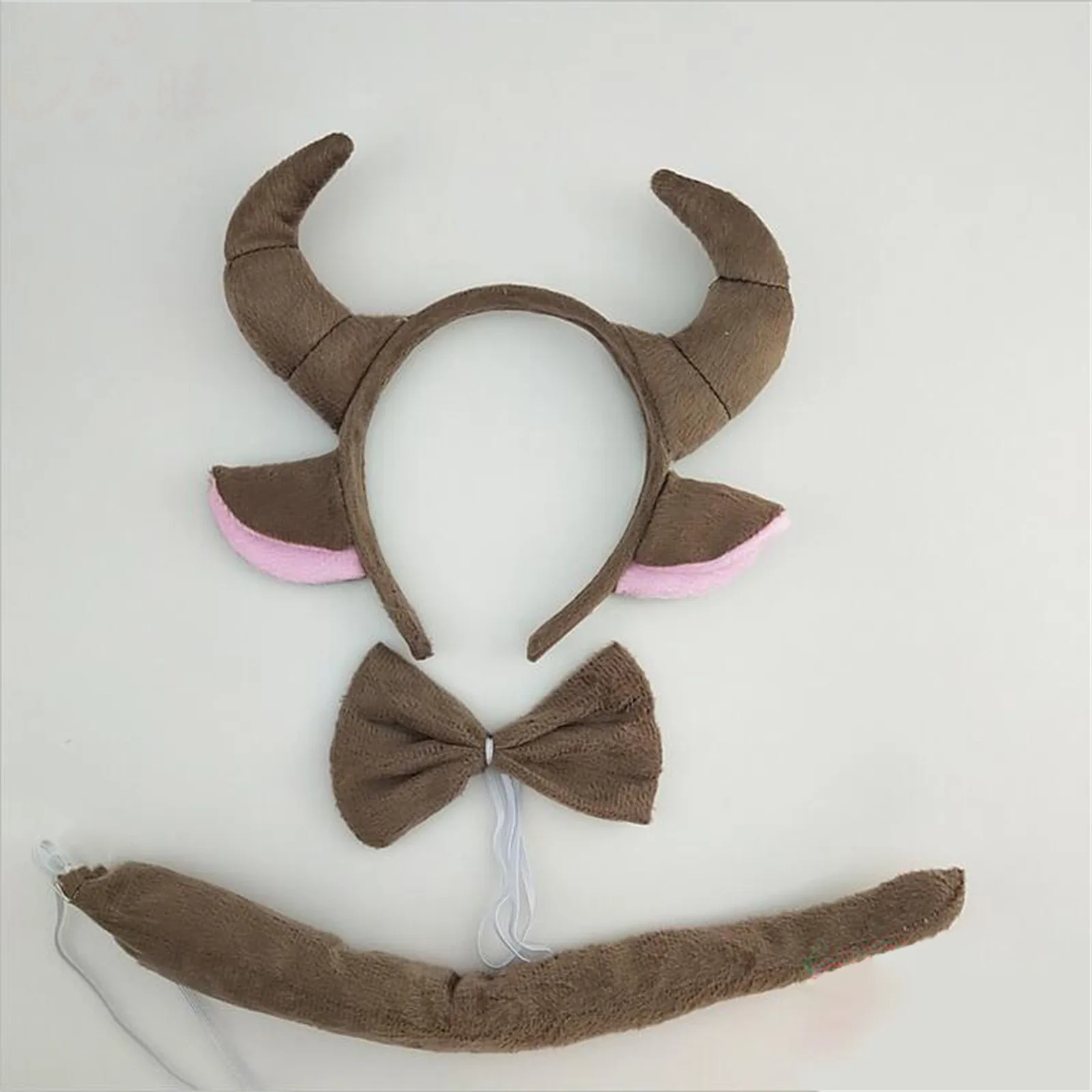 ألعاب فتاة 4 سنوات الإناث الديكور الحيوان مجموعة عقال 3 الأطفال هدية القوس عقال التعادل البقرة يوم قبعة الجدة لعبة مضحكة