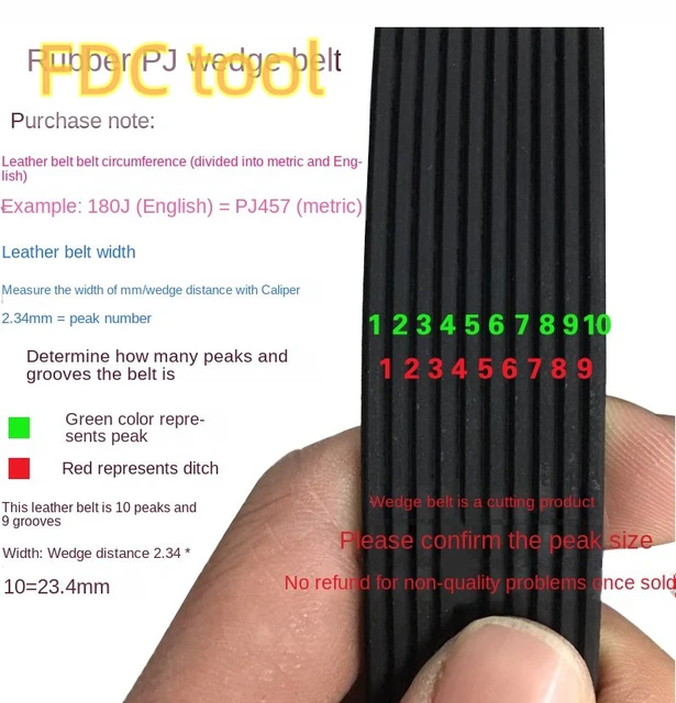 What is a good belt size for a treadmill sale