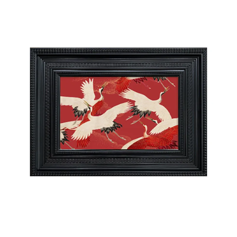 

Light French antique style living room decoration new Chinese entrance hanging paintings bedroom murals