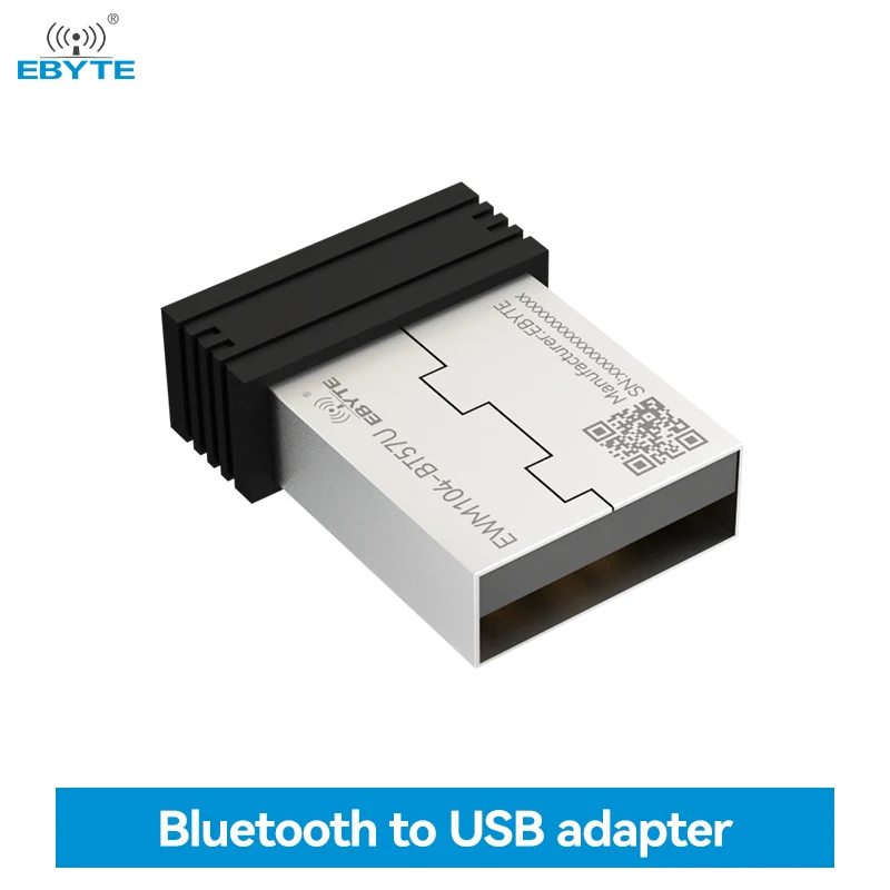 

BLE5.2 USB to Bluetooth Adapter EBYTE EWM104-BT57U Virtual Serial Module 2.4G Data Transfer Support AT Command Small Size