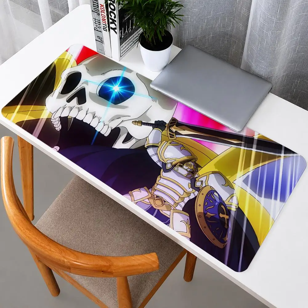 Skeleton Knight In Another World Mouse Pad Large PC Mouse Pad Rubber Base Gaming Desk Mat For Keyboard Gamers Office Accessories