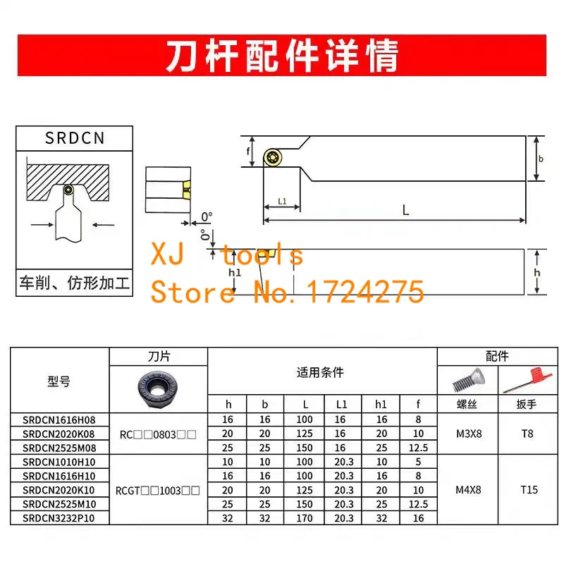 SRDCN SRDCN1212H06 SRDCN1616H06 SRDCN1616H08 SRDCN1616H10 SRDCN2020K08 SRDCN2020K10 SRDCN2525M08 SRDCN2525M10 SRDCN2525M12 RCMT view 6