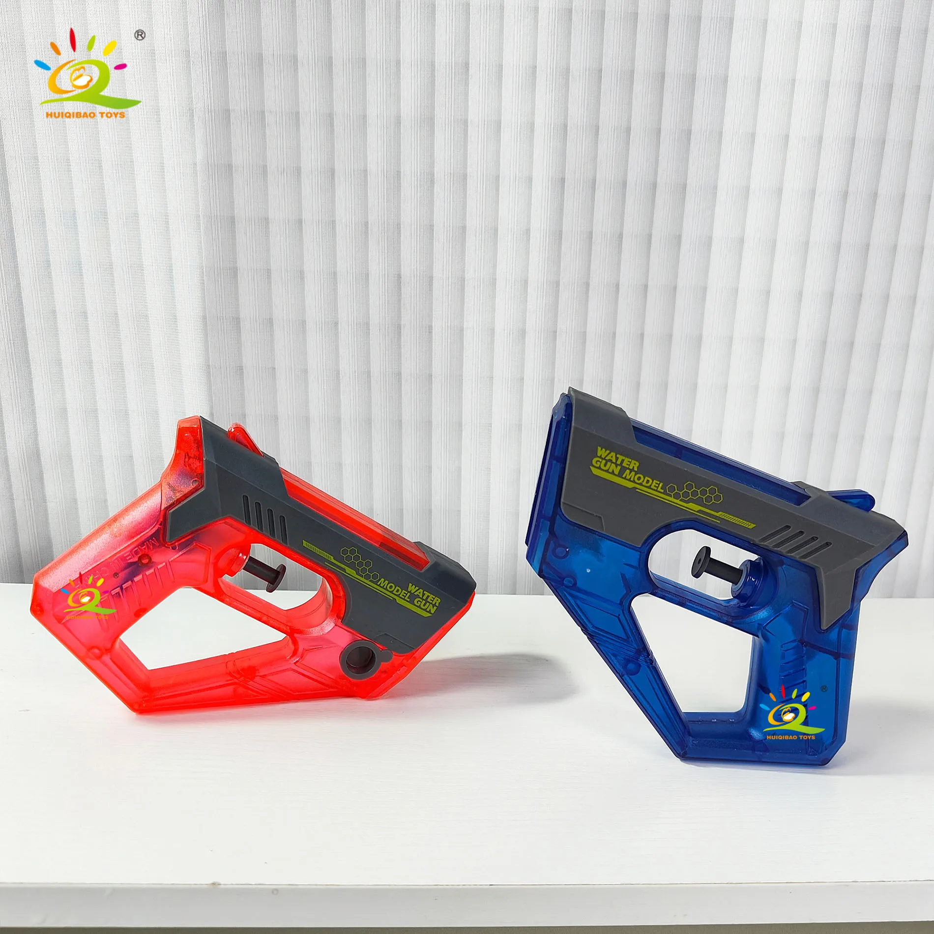 New children's cartoon mechanical toy water gun summer outdoor beach party swimming play water play essential water gun toys