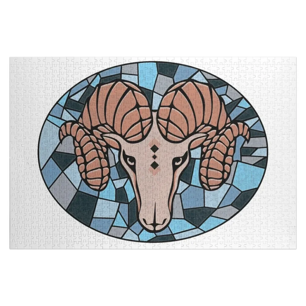 Aries mosaic Jigsaw Puzzle Customized Photo Personalized Gift Custom Gifts Toddler Toys Puzzle