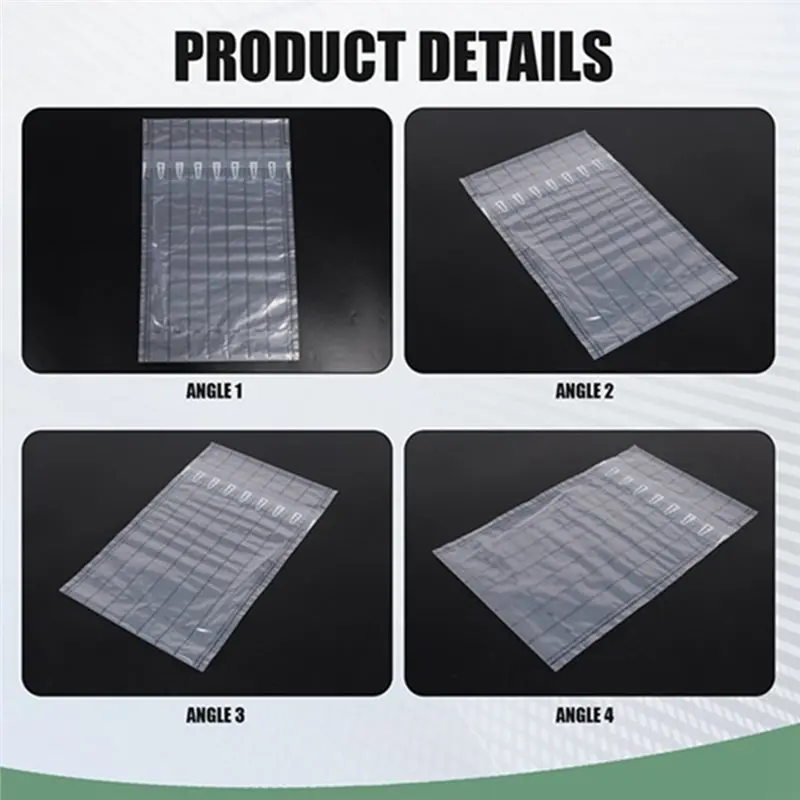 KYCOR-Reusable Air Column Cushion Sleeves Inflatable Wine Bottle Protector Bags(40-Pack) For Safe Bottle Transport