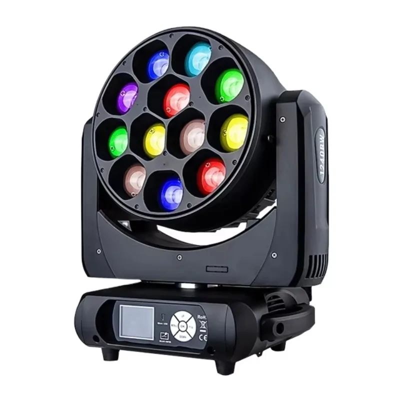 Stage Lights RGBW Stage Lights 12x40W Led Pixel Zoom Led Moving Head Lights