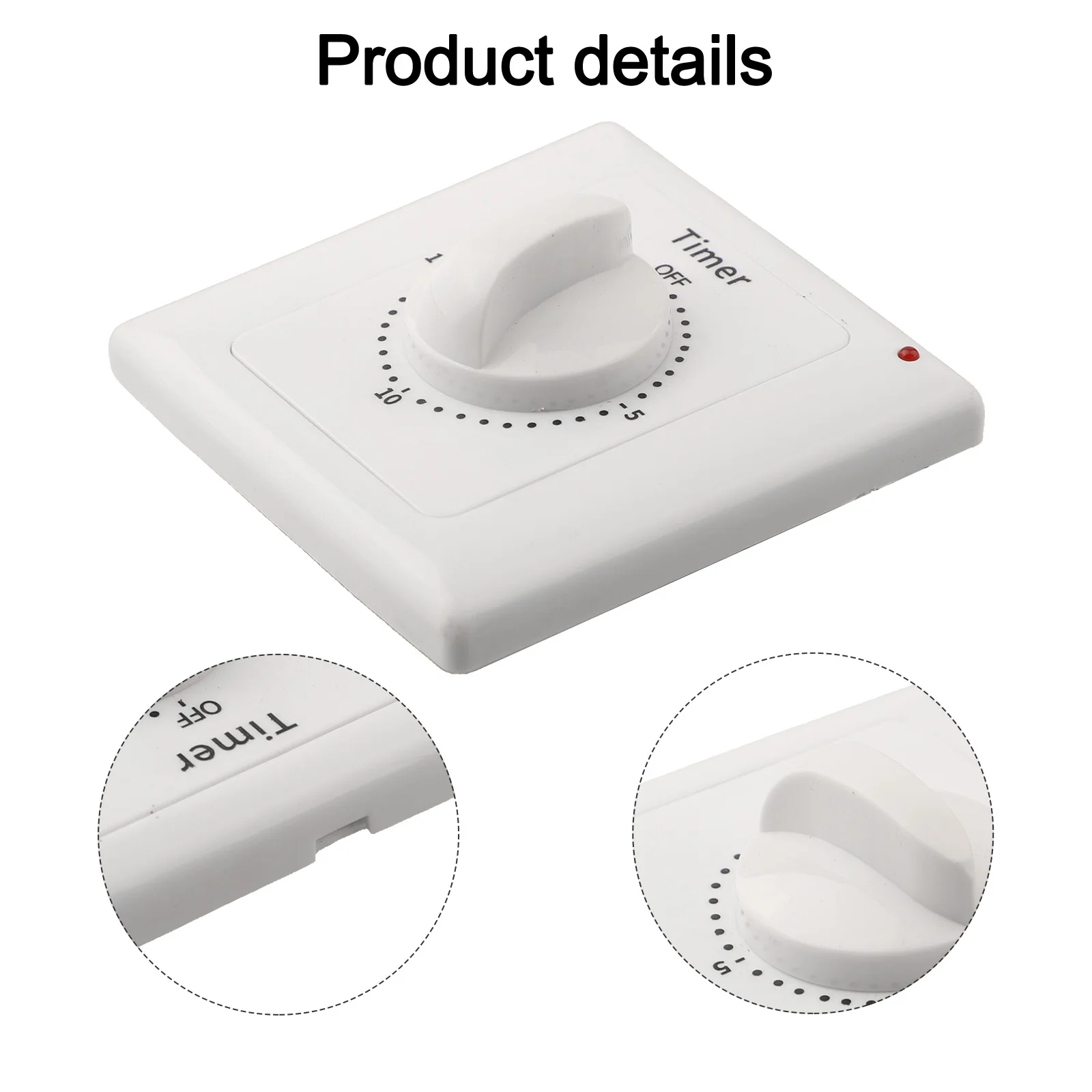

Appliance Control Digital Timer Switch Mechanical Timer Environmentally Friendly Precise Time Control Easy Installation
