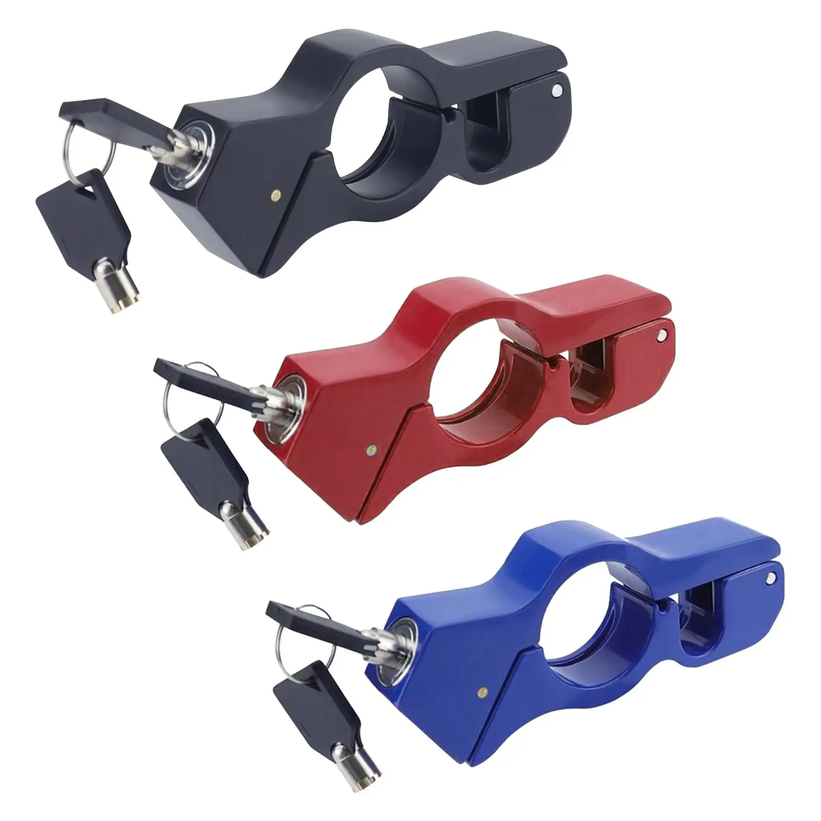Generic Motorcycle Lock Motorcycle Handlebar Lock Protection Locking Device Heavy Duty Brake Lock for Electric Bikes