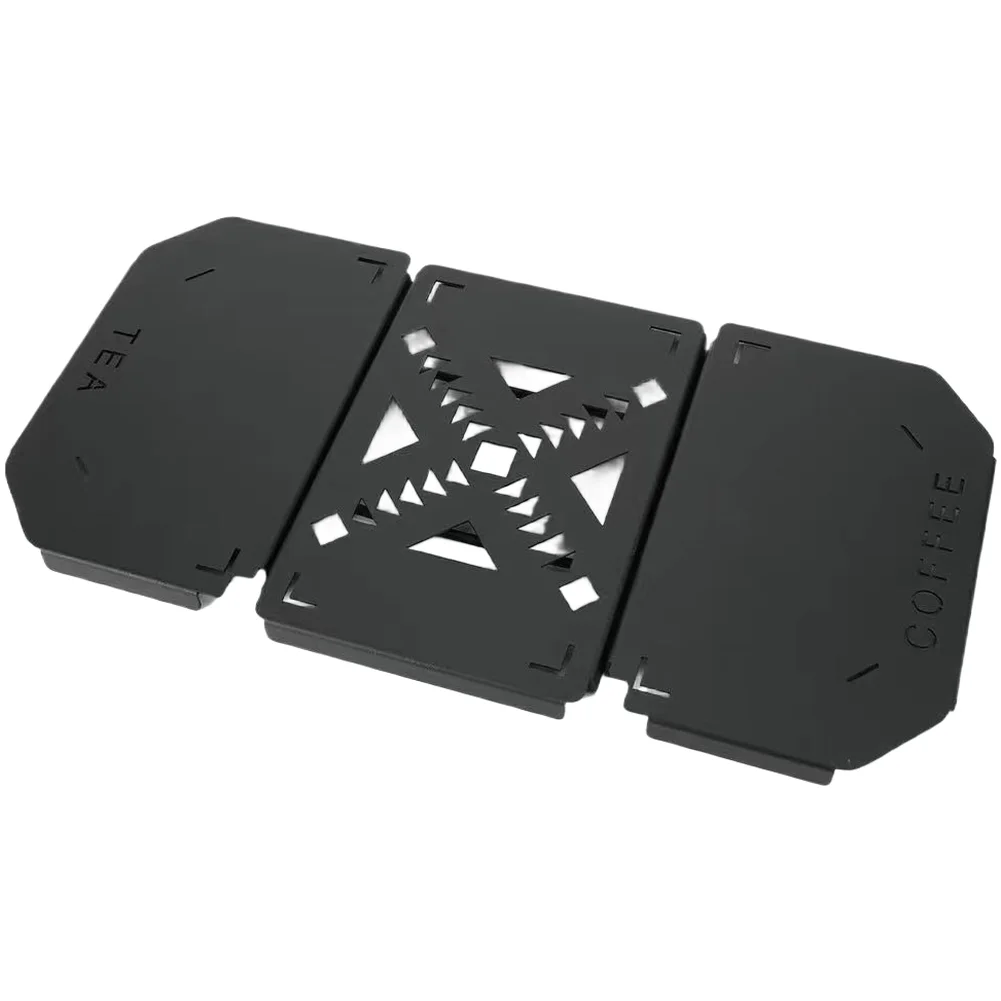 Aluminum Folding Table Camping Lunch Box Anti Collision Protection Rust Resistant Stand Lightweight Portable Compact Workspace