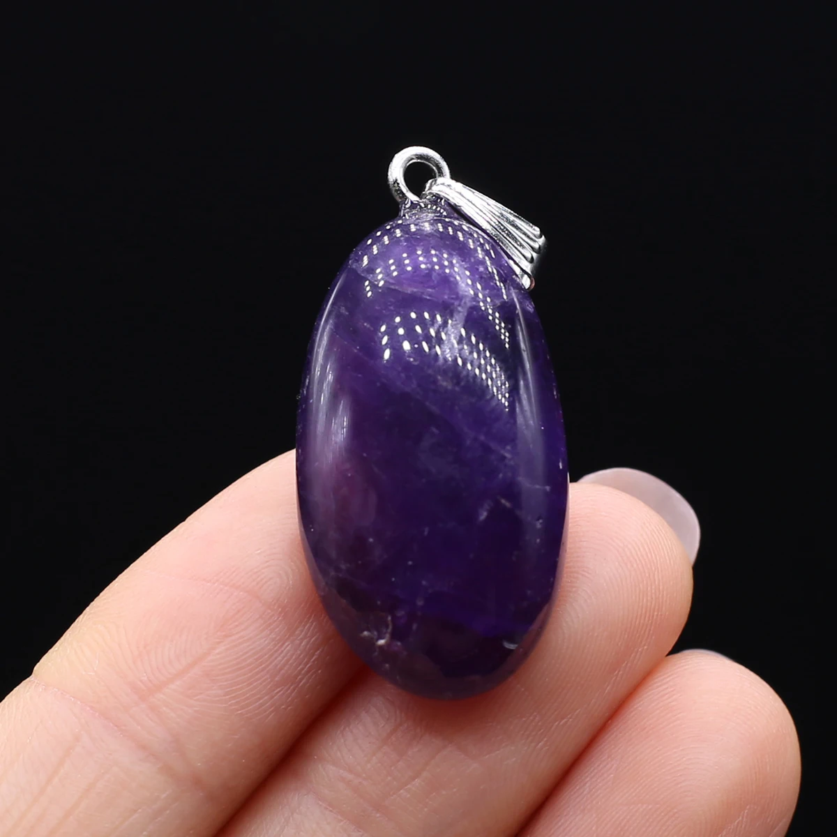 Natural Semi-precious Stone Pendant Irregular Cherry Blossom Agate for DIY Jewelry Making Necklace Size15x20-18x25