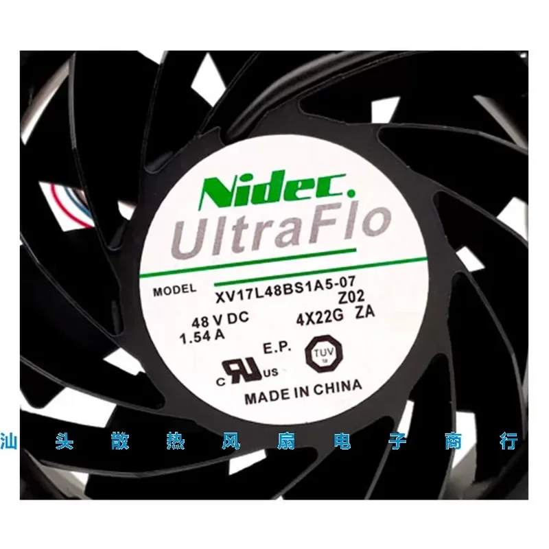 For Japan Nidec XV17L48BS1A5-07 17251 DC48V 1.54A 17CM original cooling fan