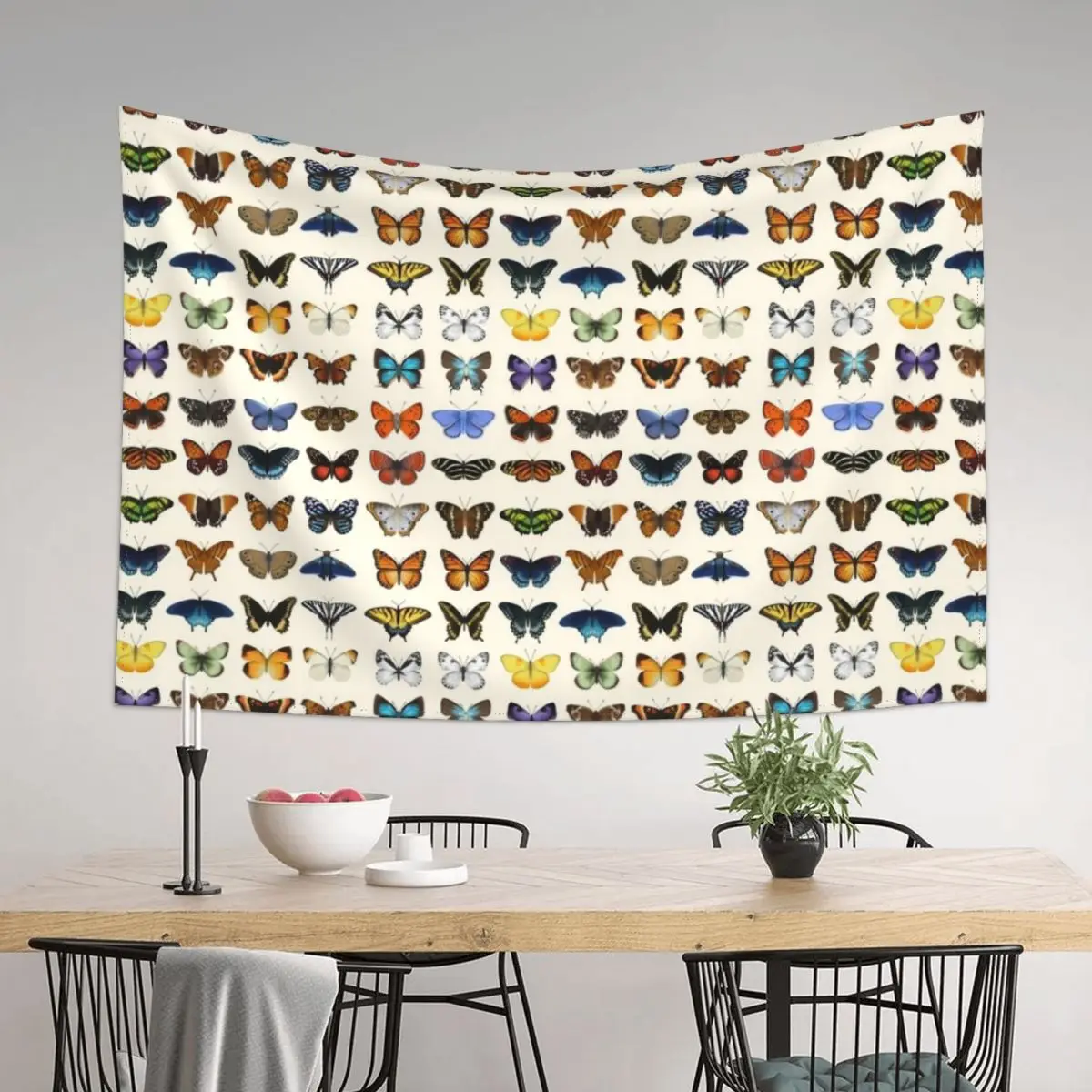 

Butterflies of North America Tapestry Wall Hangings Decoration Things To The Room Bedroom Decor Tapestry