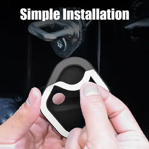 4Pcs /Set Silicone Car Door Lock Anti-collision Protective Cover Sticker auto accessories For Morris Garages MG MG3 MG5 MG6 MG7 8 best sales mg6 body kit - №5