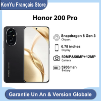 Global Version Honor 200 Pro 5G SmartPhone Snapdragon 8 Gen 3 6.78\