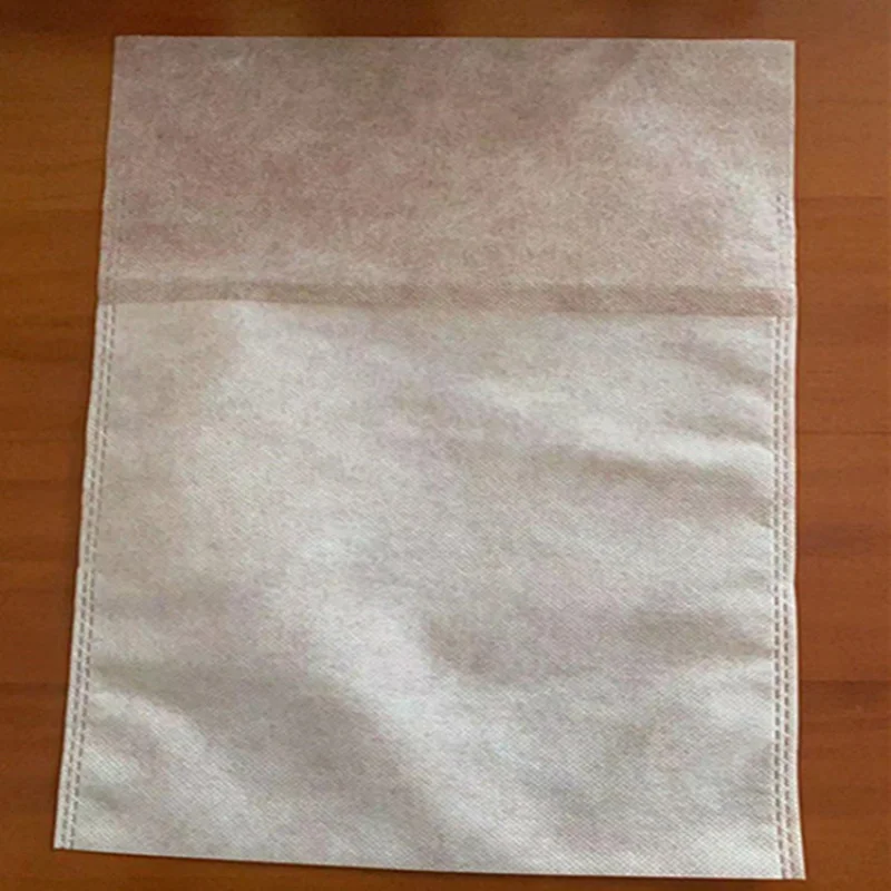 Custom Bulk White Underwear Packaging Bags High Breathability Dustproof Moistureproof Non-woven Fabric Bags In Stock