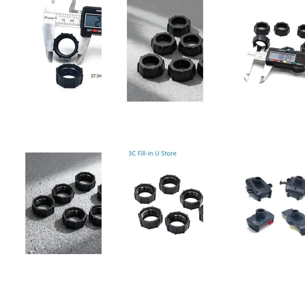 G8TA 6pcs Ball Head Locking for 17mm Adapters for Phone Holders Tablet Mounts and Charging Devices Tightening Nut