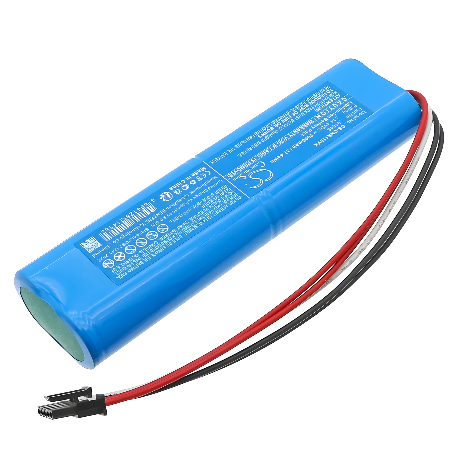 Replacement 14.4V 2600mAh/3350mAh Vacuum Battery for ETA 7243 Aquilo Pro,For Cecotec Conga 11090, Rockstar Deepclean Max