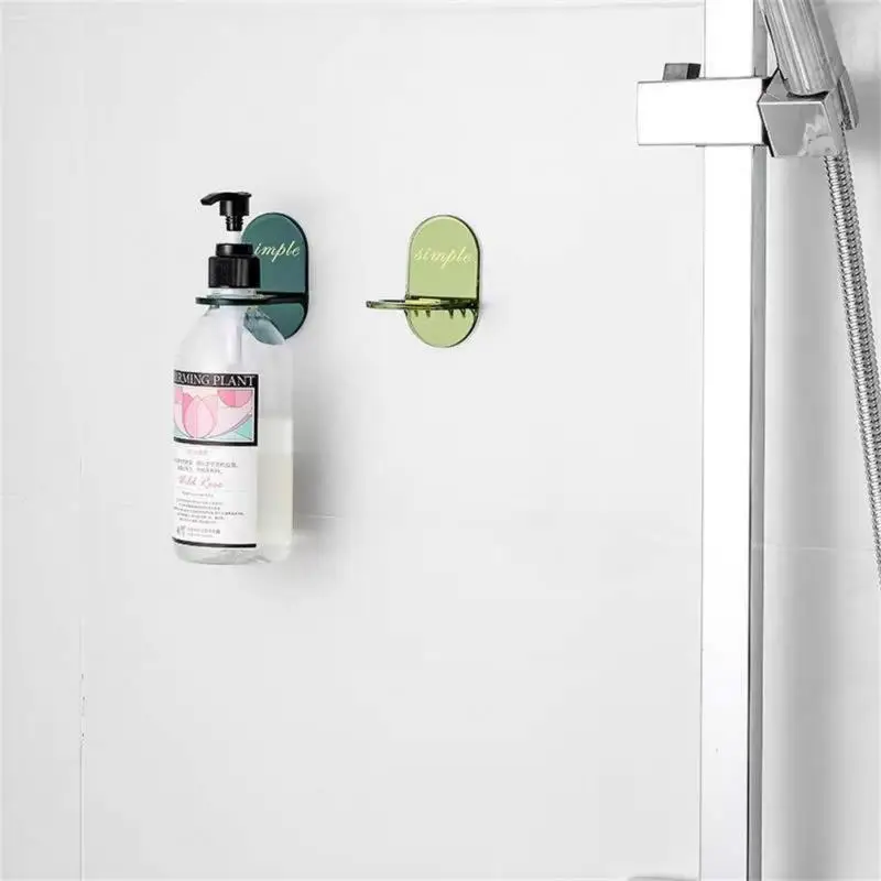 New Xiaomi Kitchen Bathroom Rack Shower Gel Bracket Wall Rack Wall Hanging Hand Sanitizer Bottle Shampoo Hanger Free Punch Shelf