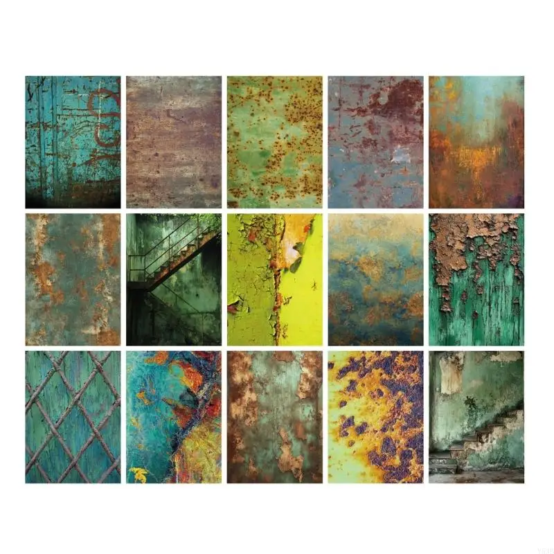 Y5JB 30shets Retro Craft Pack Pack Antique Decoration Decoration Armading Forniture per rivista Scrapbook Album