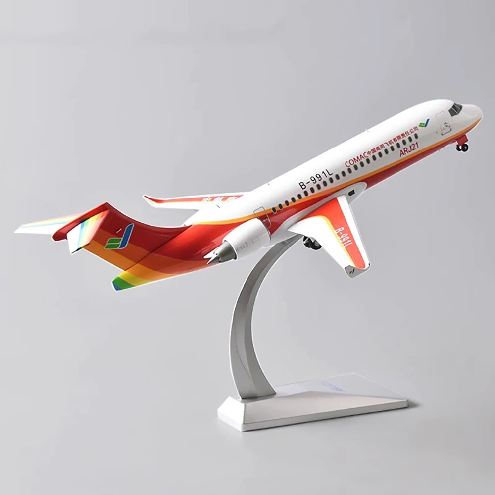 1/100 Scale Alloy Aircraft ARJ21 COMAC Chinese Airplane  Gift for Collection Home Desk Decoration