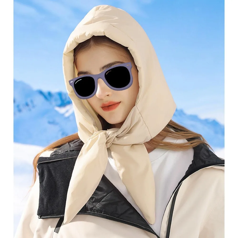 New Warm Headscarf Hooded Waterproof Windproof Neck Scarf Hooded Comfortable Hat Winter