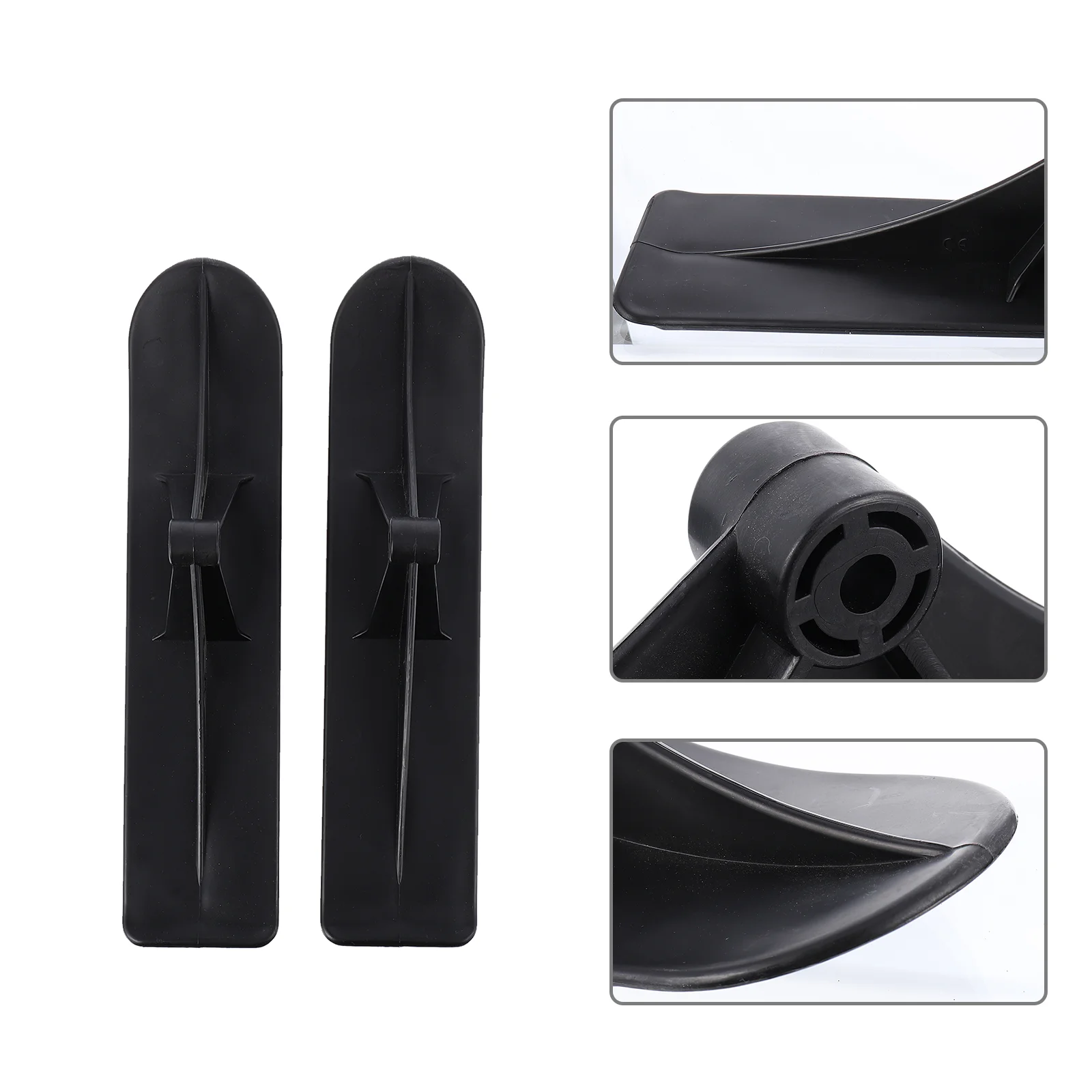 Snowboard Scooter 125 Wheel Snow Sled Plastic Kids Dual use Slide Black Color Toy Sport Accessories Outdoor Play