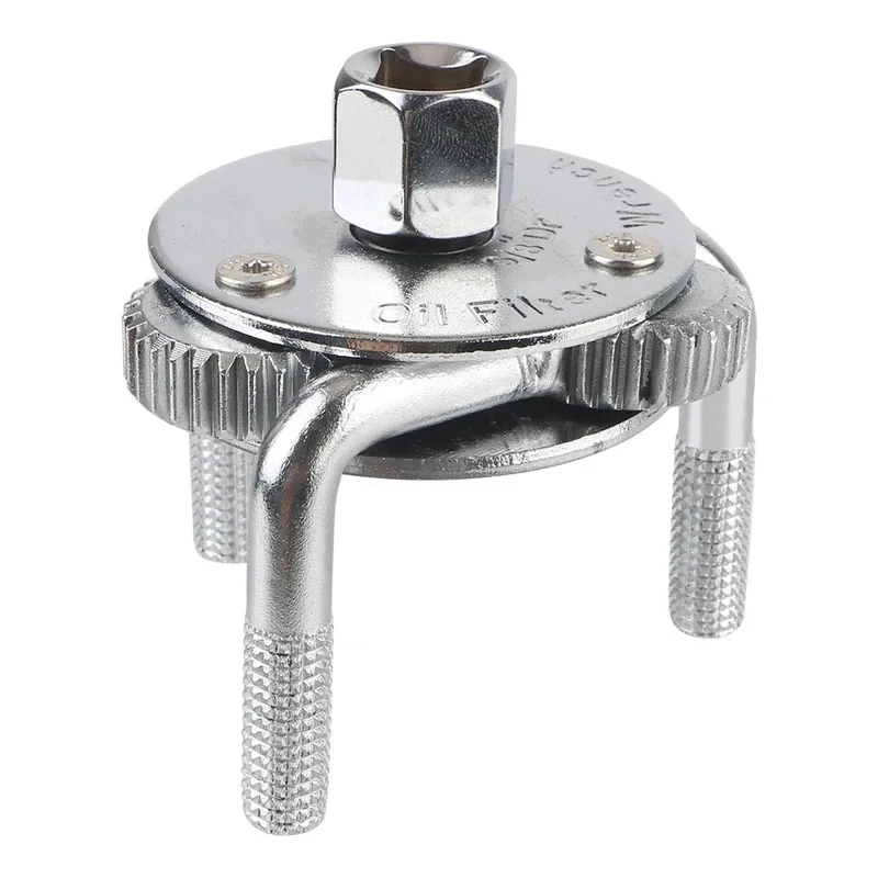 

Oil Filter Wrench – 3-Jaw Internal Grip Adjustable Strap Wrench for Cars, Trucks & SUVs