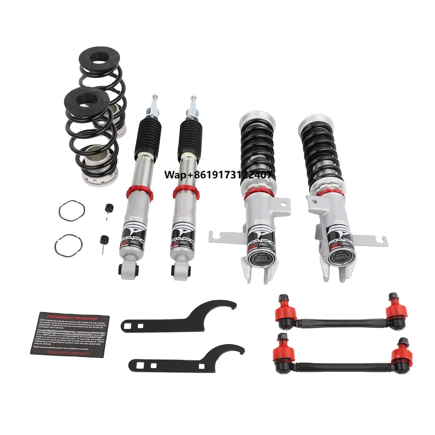 

PF009620 for Cruze 1st Gen J300 2008-2016 Adjustable Damping Mono-tube Coilover Suspension Shock Absorber