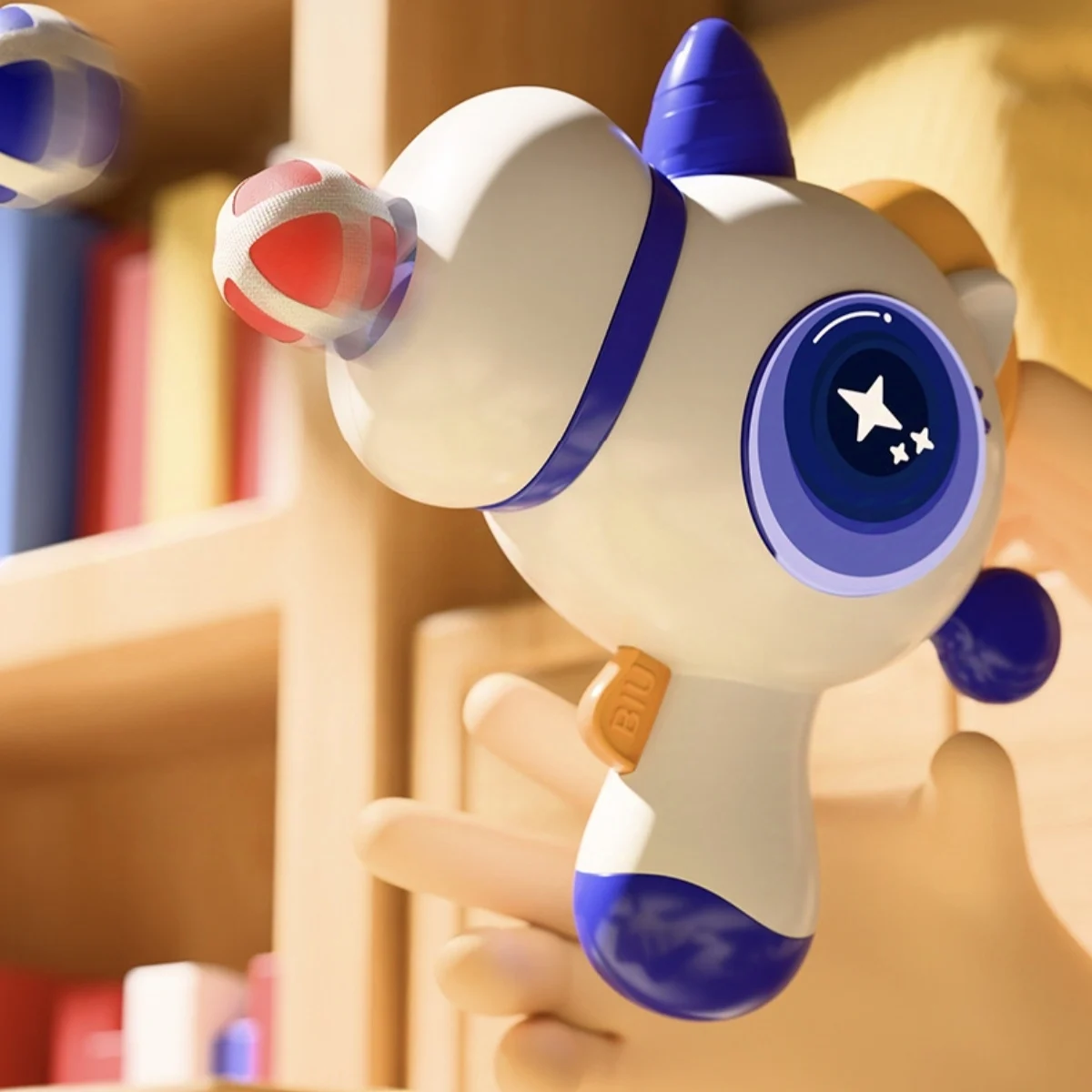 La pistola giocattolo per bambini con palla di dinosauro che può palline appiccicose catapulta è un giocattolo educativo adatto sia per ragazzi che per ragazze come