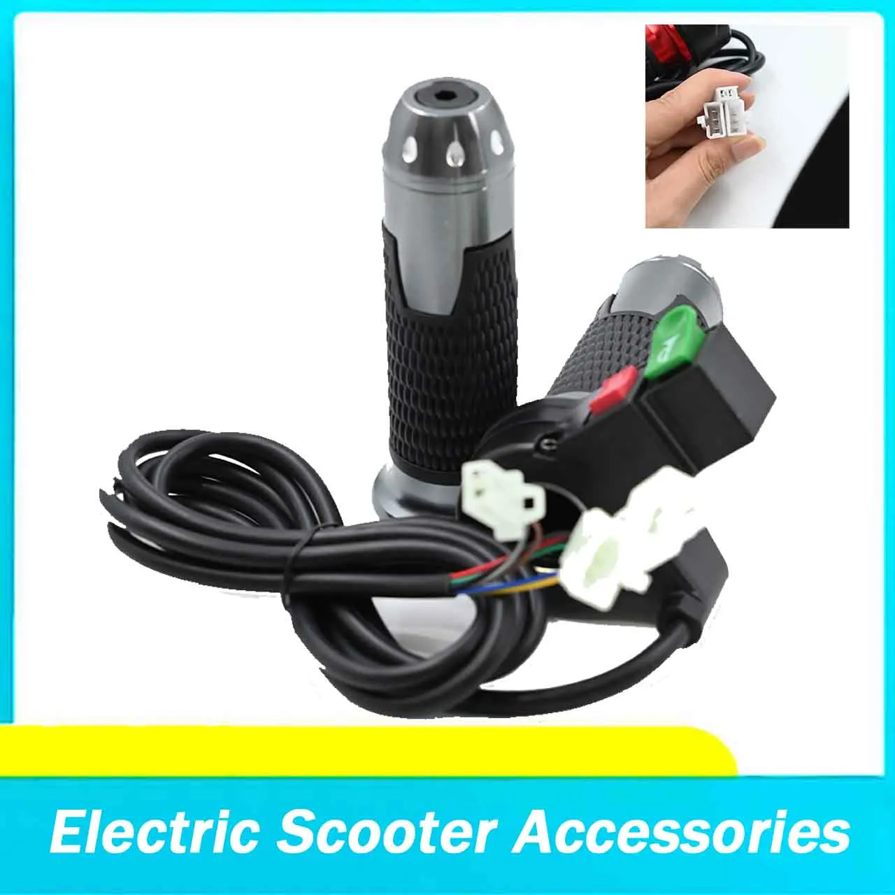 For Citycoco Electric Scooter Accessories Universal Three Gear Handlebar Horn Switch Handle Throttle Rotation Handle