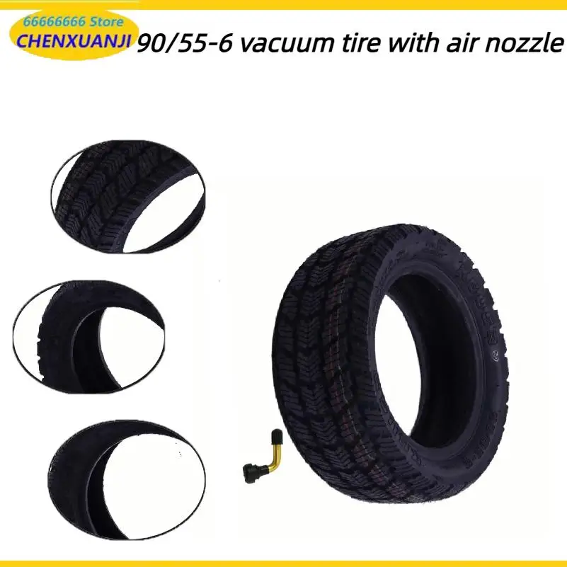 90/55-6 Tubeless Tyre with Jelly Glue for KUGOO KuKirin M5 Pro Electric Scooter Stab-resistant Thickened Vacuum Tire