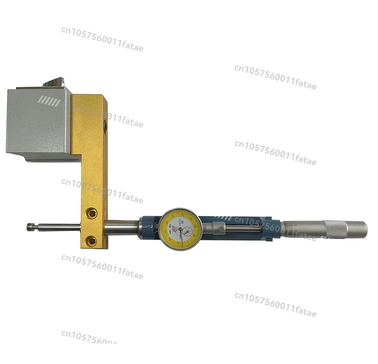 

Micrometer and Magnetic Base Dial