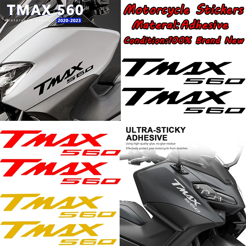 Motorcycle Scooter Sticker Front Fairing Stripe Sport Racing Vinyl Decal Decor Accessories For Yamaha TMAX 500 530 560 Tmax560