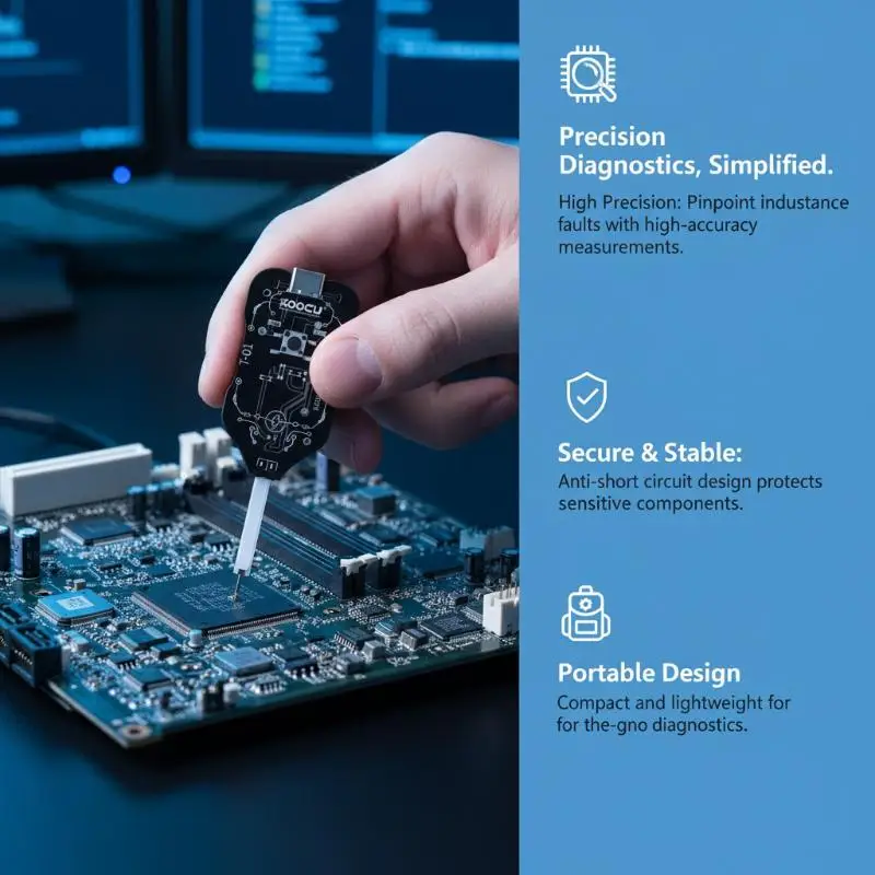 Easy-to-Use Inductance Test Device Enhance Phone Motherboard Short Circuit Fault Resolution