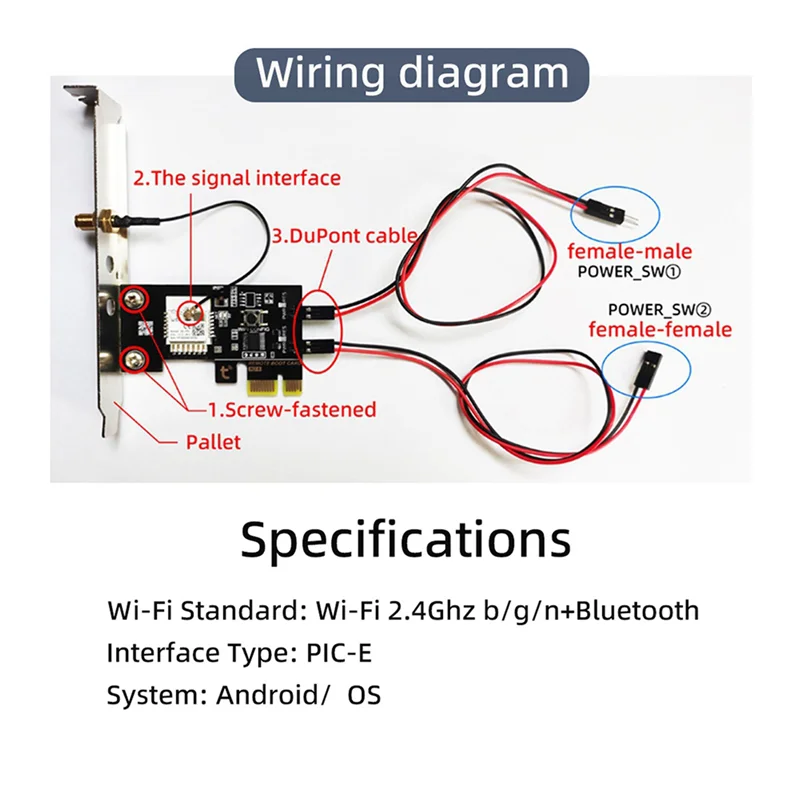 

SUNRI-2X TUYA Smart Computer Power Reset Switch Wifi Computer On/Off Switch Module APP Control Timer/Voice Control