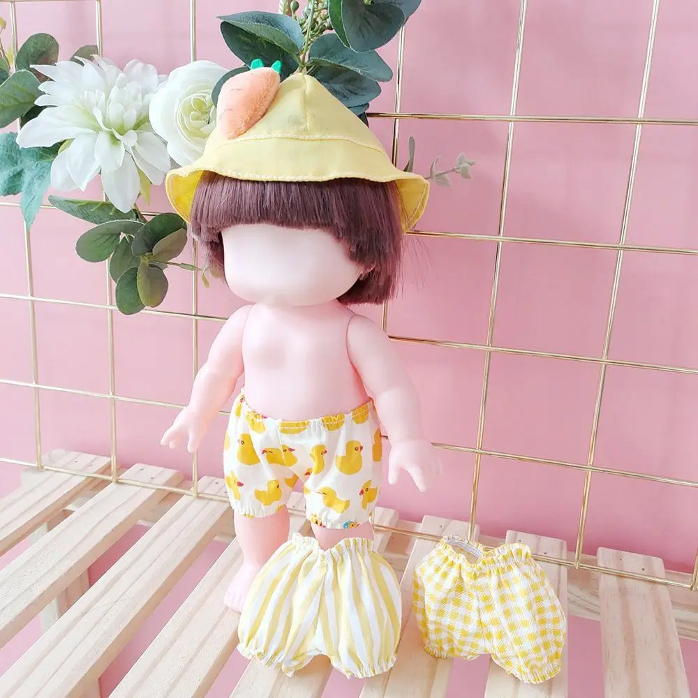 Colorful Casual Plaid Doll Shorts 13cm-23cm Dolls Shorts Wear Shorts Handmade Mini Cotton Doll Shorts Dolls Clothes Accessories