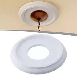 1 Pcs Lighting Base Home Round Split Medallion PU Decorative Ceiling Fan Light Fixtures Covers Plate Indoor Decorations