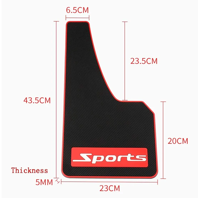 Universal Car Mudguard Front Rear Wheels Mud Flaps PP Splash Fender Guards For Car Mudflaps Screws Car Auto SUV Accessories