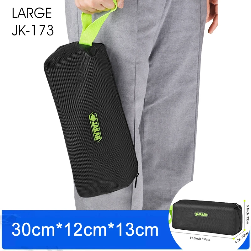 Jakah Elektriker-Werkzeugtasche, multifunktional, Oxford, verdickt, Holzbearbeitung, Aufbewahrung, Schraubendreher-Set, Werkzeugtasche, tragbare Handtasche – Detail 10