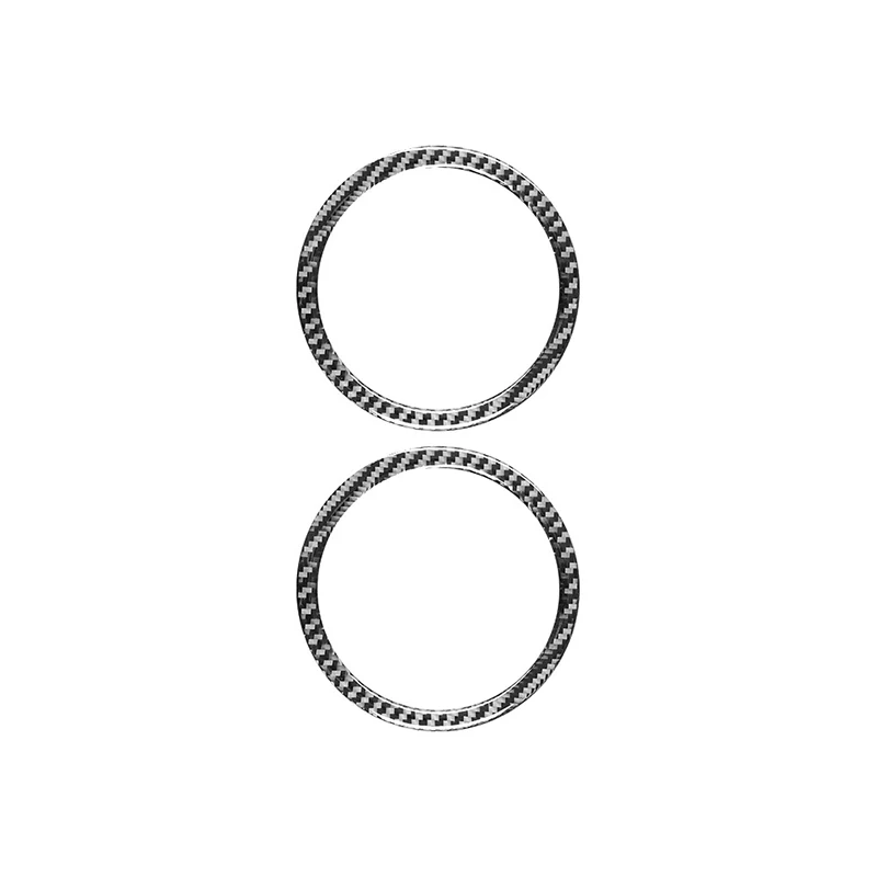 سيارة لسيارات BMW Z4 E89 2009-2016 باب مكبر الصوت لوحة الإطار دائرة ألياف الكربون الديكور شرائط الكسوة ملصقات الملحقات الداخلية #6