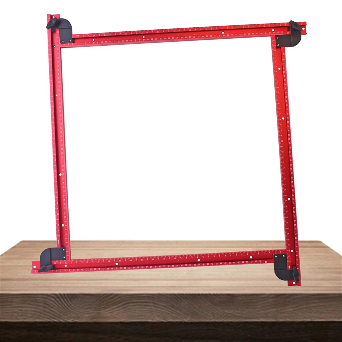 A73P Router Jig Frame for Woodworking,Adjustable Square Router Template Guide,Groove Router Jig 53cm/21inch,Squares