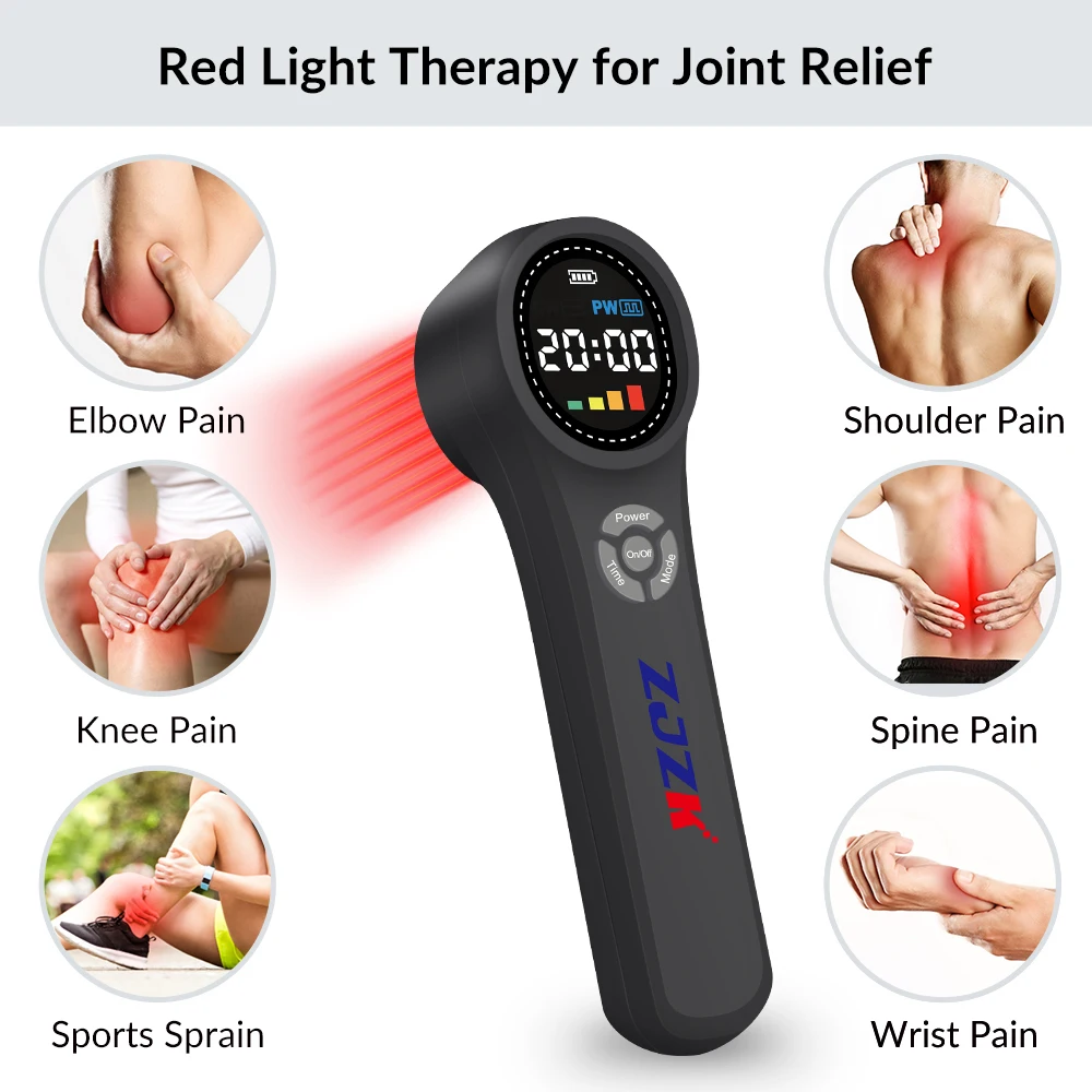 

ZJZK Laser Shoulder Treatment Cold Therapy Device Medical Grade Prime 660nm 810nm 980nm For Rheumatoid Arthritis Muscle Aches